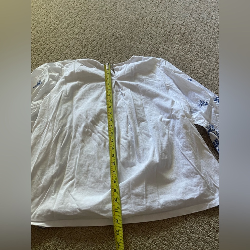 Tory Burch Mariana Top in White Size XL - Picture 11 of 16